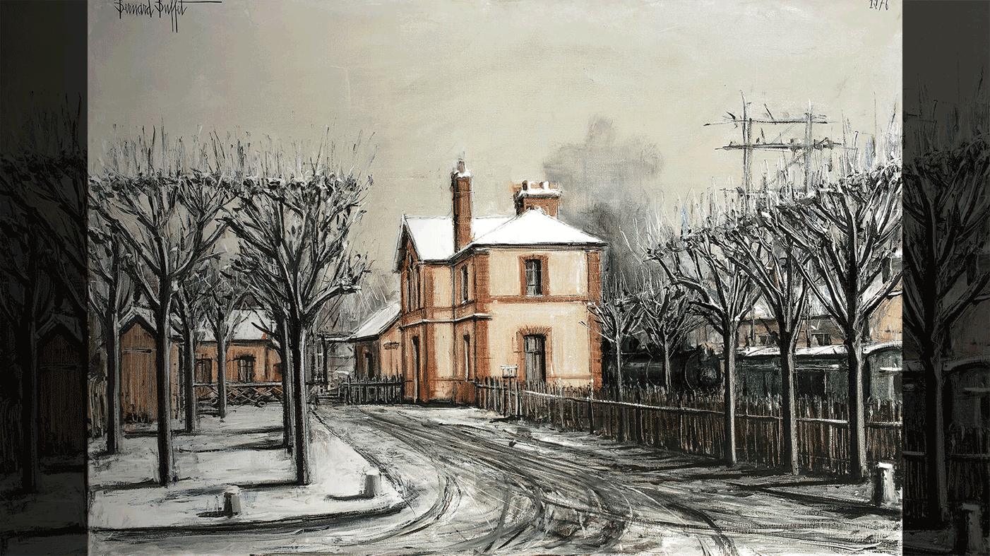 Nointel, La Station en Hiver