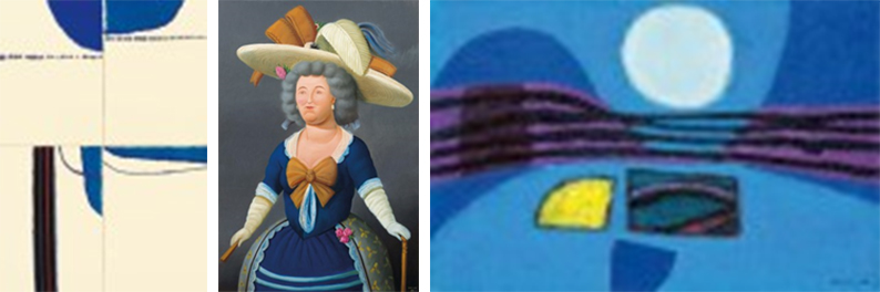 4. 김환기, 19-V-69 #57 / 5. 페르난도 보테로 Fernando Botero, After Goya / 6. 김환기, 야상곡